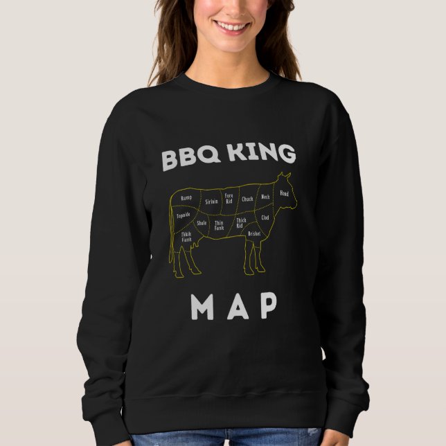 Funny Grilling Master GRILLEN Barbecue Geschenk fü Sweatshirt (Vorderseite)
