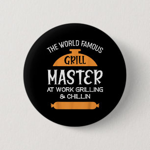 Funny Grillmaster Grillen - Die weltberühmte Grill Button
