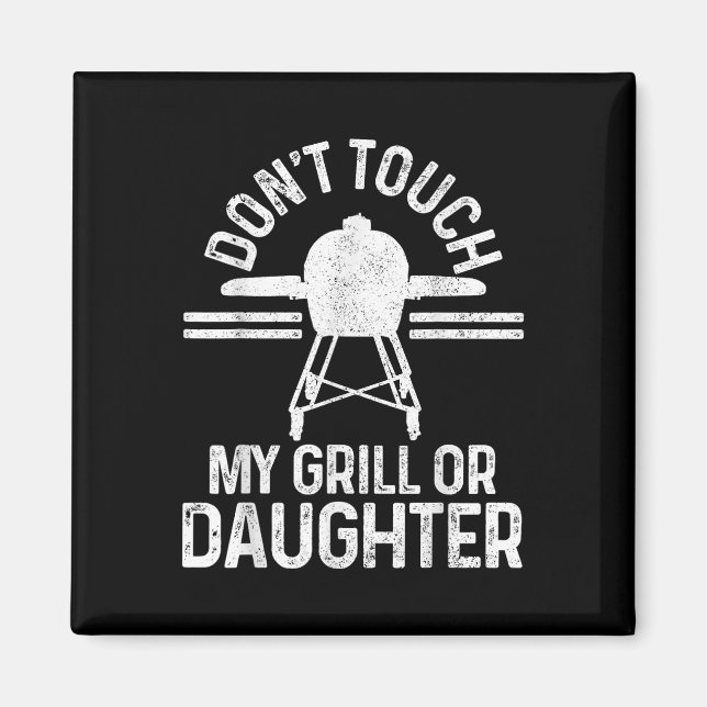 Funny Grillmaster Grillen Grill Koch Gift Magnet (Vorne)