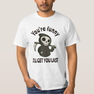 Funny Grim Sensenmann Skeleton Halloween-Kostüm T-Shirt