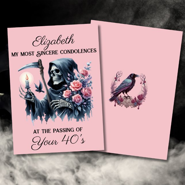 Funny Grim Sensenmann Tod meiner Jugend 50. Geburt Karte (Von Creator hochgeladen)