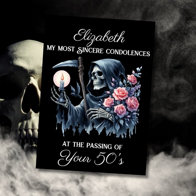 Funny Grim Sensenmann Tod meiner Jugend 60. Geburt Karte (Von Creator hochgeladen)