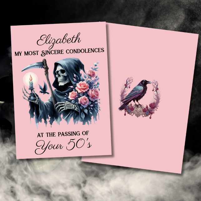 Funny Grim Sensenmann Tod meiner Jugend 60. Geburt Karte (Von Creator hochgeladen)