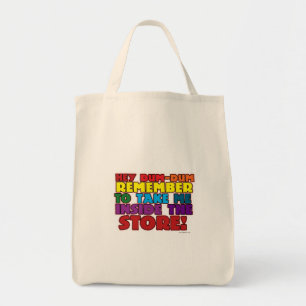 Funny Grocery Bag Erinnerung Tragetasche