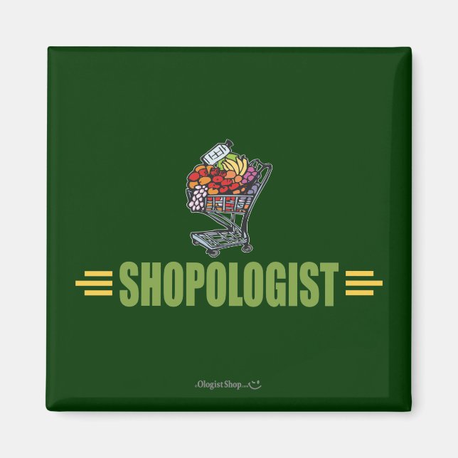 Funny Grocery Shopping Magnet (Vorne)