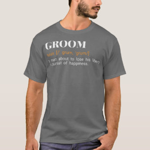 Funny Groom Hochzeitstag Erinnerungen Verlobungen  T-Shirt