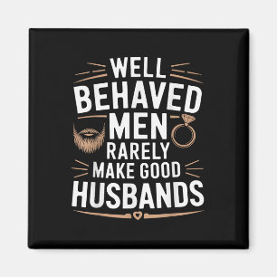 Funny Groom Men Husband Wedding Magnet