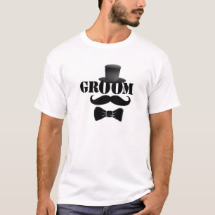 Funny Groom Top Hat und Mustache