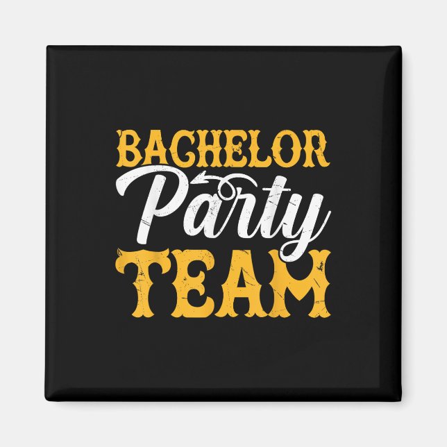 Funny Groom Wedding Bachelor Party _4 Magnet (Vorne)