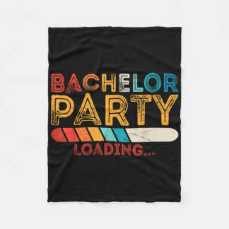Funny Groom Wedding Bachelor Party Fleecedecke