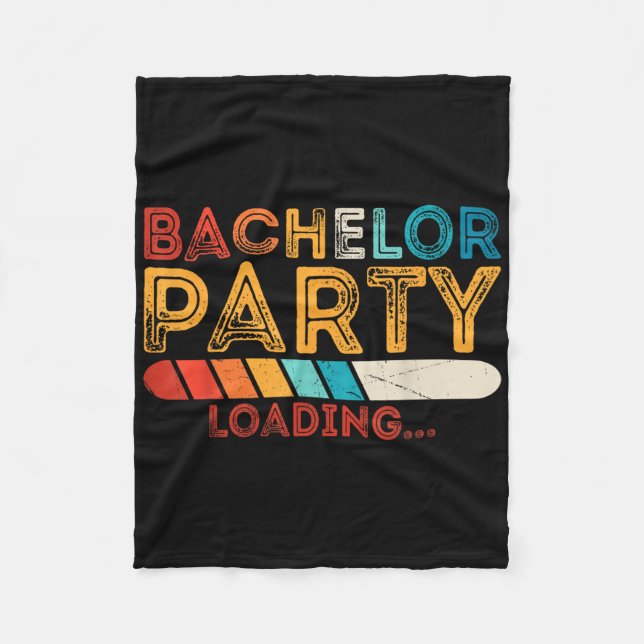 Funny Groom Wedding Bachelor Party Fleecedecke (Vorderseite)