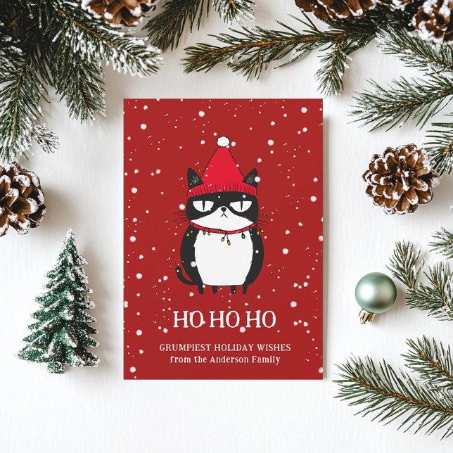 Funny Grouchy Cat Catmas Spaß Weihnachten (Von Creator hochgeladen)