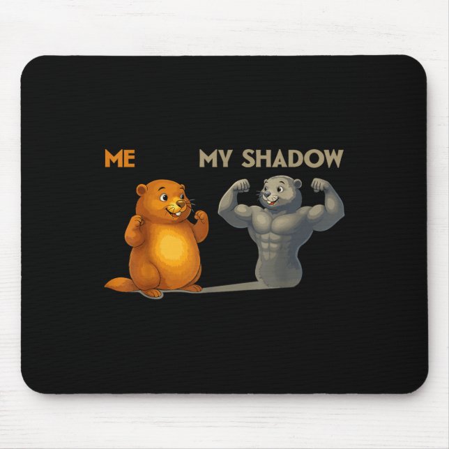 Funny Groundhog Day  Mousepad (Vorne)