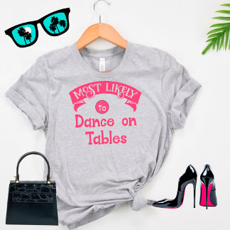 Funny Group Bachelorette Am wahrscheinlichsten Tan T-Shirt