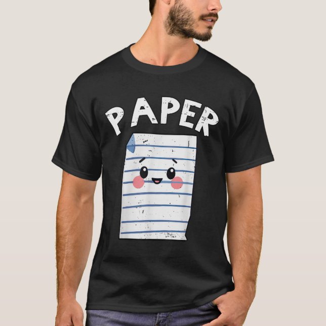 Funny Group Halloween Outfit - Rock Paper Scissy T-Shirt (Vorderseite)