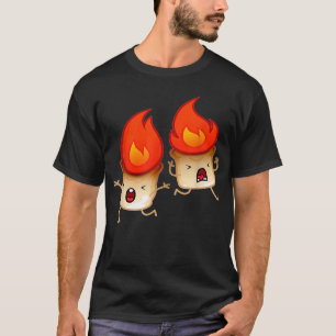 Funny Group Umarmung Smores Marshmallow Campfire T-Shirt