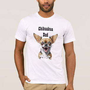 Funny Growling Chihuahua Hunde Humor   Chi Vater T-Shirt