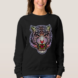 Funny Growouth Open Bengalisch Tiger Men Frauen K Sweatshirt