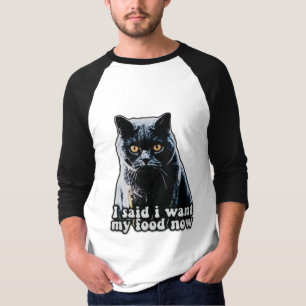 Funny grumpy cat meme für Katzenbesitzer und Liebh T-Shirt