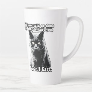 Funny grumpy cat meme für kitten personen & besitz milchtasse