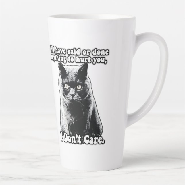 Funny grumpy cat meme für kitten personen & besitz milchtasse (Rechts)