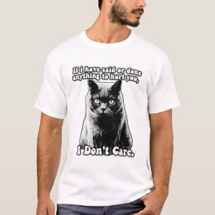 Funny grumpy cat meme für kitten personen & besitz T-Shirt