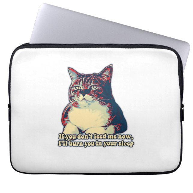 Funny grumpy cat meme für kitty besitzer und liebh laptopschutzhülle (Vorderseite)