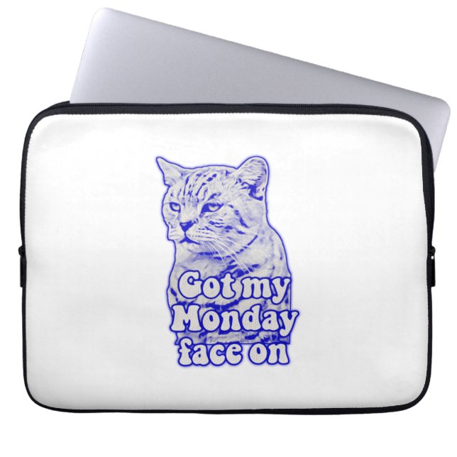 Funny grumpy cat meme für kitty personen und besit laptopschutzhülle (Vorderseite)