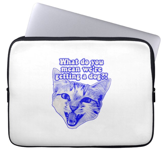 Funny grumpy cat meme für kitty und cat Liebhaber Laptopschutzhülle (Vorderseite)