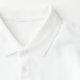 Funny Grumpy Male Lawn Bowler, bestickter Polo (Detail-Neck (in White))