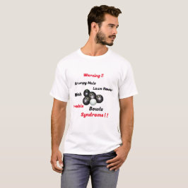 Funny Grumpy Male Lawn Bowler, Tshirt
