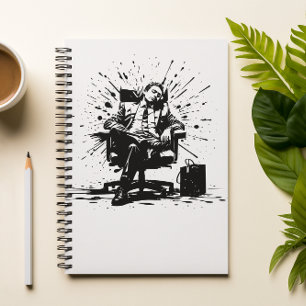 Funny Grunge Office Art Custom-Notebook Notizblock