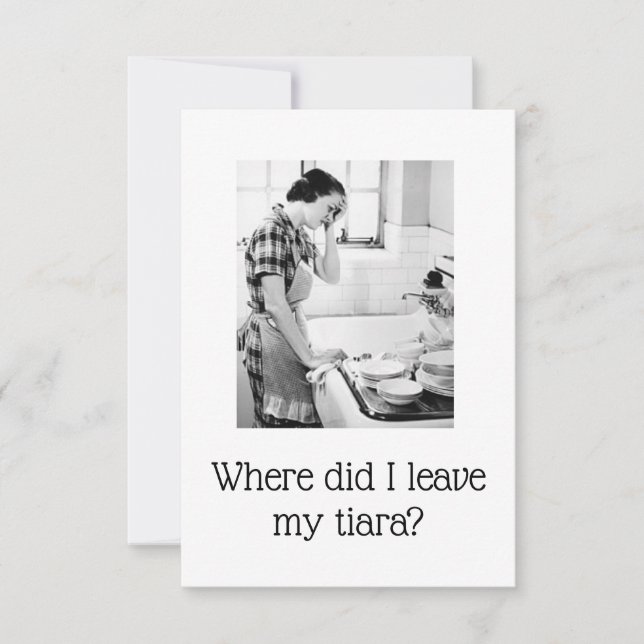 Funny Grußkarte (Vorderseite)