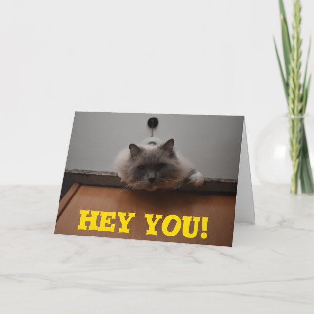 Funny Grußkarte Karte (Vorderseite)