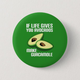Funny Guacamole Avocado Joke Button