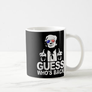 Funny Guess Who Back Präsident Donald Trump Middl Kaffeetasse