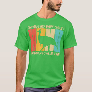 Funny Guinea Fowl Design For Men Boys Dad Guinea H T-Shirt