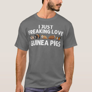 Funny Guinea Pig Art For Men Women Rodent Animal G T-Shirt