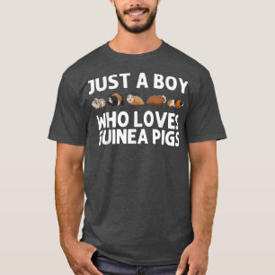Funny Guinea Pig Art für Jungen Kinder Rodent Tier T-Shirt