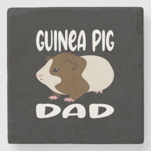 Funny Guinea Pig Dad Cute Pet Cool Pet Lover Steinuntersetzer
