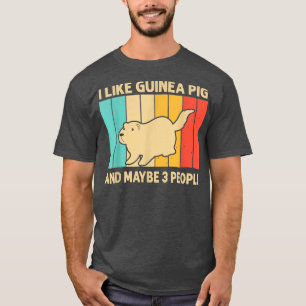 Funny Guinea Pig Design Guinea Pop Lover Tier in T-Shirt