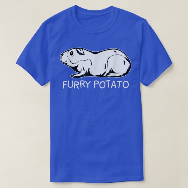Funny Guinea Pig Furry Potato Kinder Männer T-Shi T-Shirt (Design vorne)