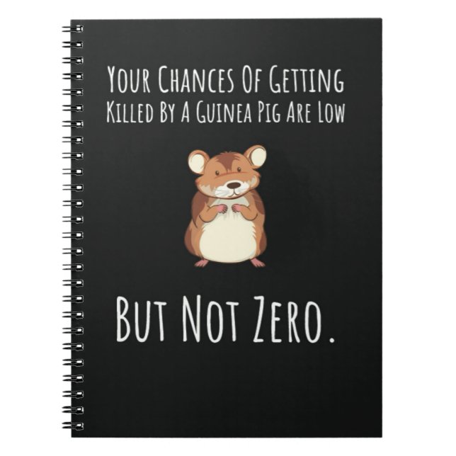Funny Guinea Pig Gifts Animal Humor Pet Cavy Notizblock (Vorderseite)