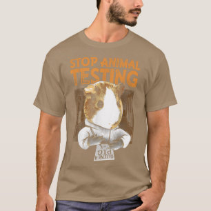 Funny Guinea Pig Hamster Stopp Animal Testing T-Sh T-Shirt