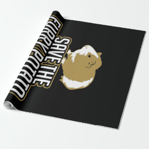Funny Guinea Pig Liebhaber Rett der Fruchtkartof Geschenkpapier