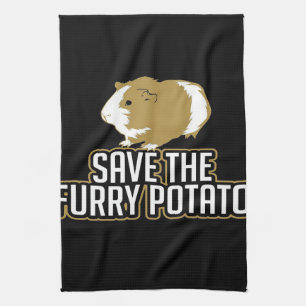 Funny Guinea Pig Liebhaber Rett der Fruchtkartof Geschirrtuch