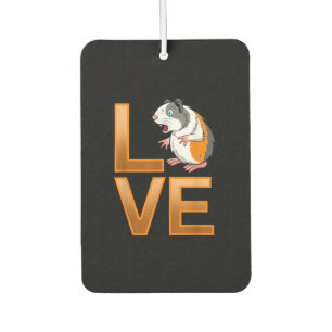 Funny Guinea Pig Lover Geschenk Frauen Männer Autolufterfrischer
