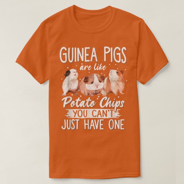 Funny Guinea Pig Lover Grafik für Frauen und Männe T-Shirt (Design vorne)