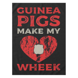 Funny Guinea Pig macht mir das Rad Tischdecke