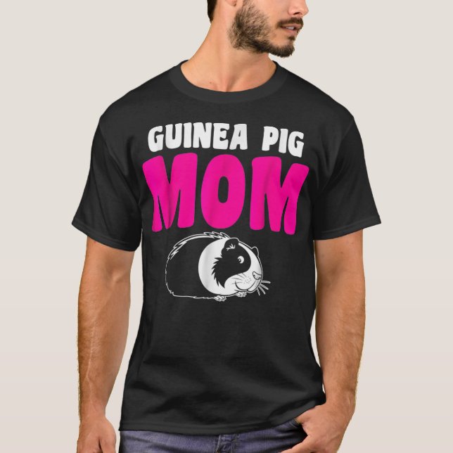 Funny Guinea Pig Mama Niedliches Geschenk T-Shirt (Vorderseite)